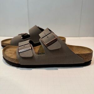 Birkenstock Arizona Two-Strap Sandals — Stone Women’s Size 10